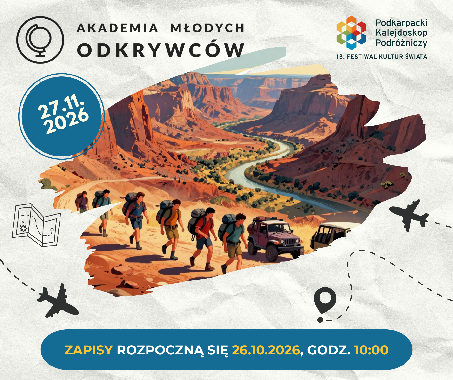 1600 miejsc dla młodych odkrywców. W poniedziałek startują zapisy na Akademię Młodych Odkrywców